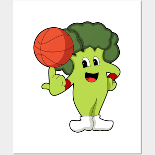 Broccoli at Basketball Sports Posters and Art